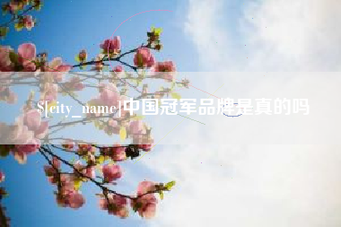 江阴中国冠军品牌是真的吗