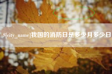 江阴我国的消防日是多少月多少日
