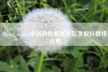 江阴中国消防救援学院录取分数线公布