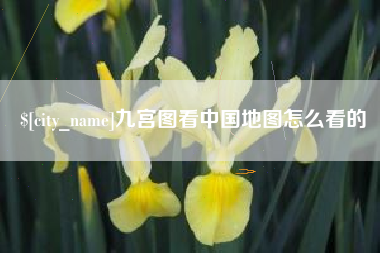 江阴九宫图看中国地图怎么看的