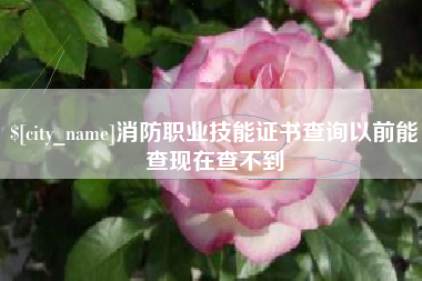 江阴消防职业技能证书查询以前能查现在查不到 江阴消防职业技能证书查询以前能查现在查不到