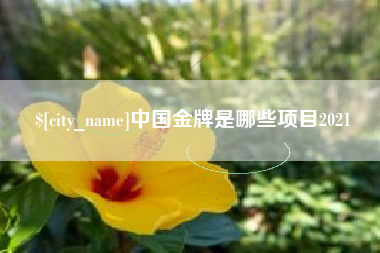 江阴中国金牌是哪些项目2021