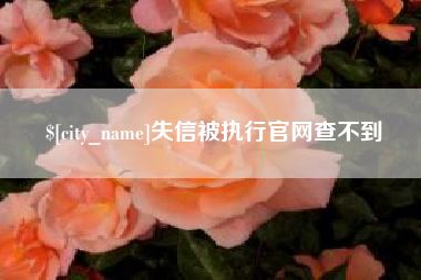 江阴失信被执行官网查不到