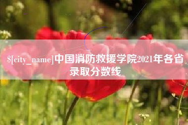 江阴中国消防救援学院2021年各省录取分数线