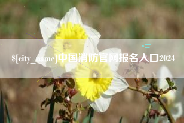 江阴中国消防官网报名入口2024
