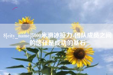 江阴5000米滑冰接力-团队成员之间的信任是成功的基石
