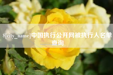 江阴中国执行公开网被执行人名单查询
