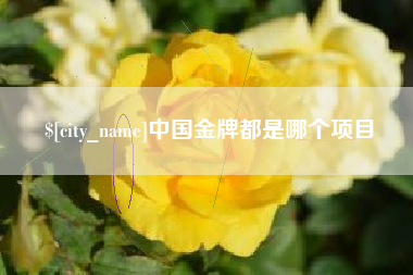 江阴中国金牌都是哪个项目