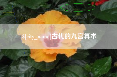 江阴古代的九宫算术