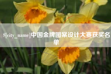 江阴中国金牌图案设计大赛获奖名单