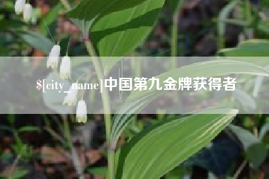 江阴中国第九金牌获得者