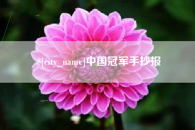 江阴中国冠军手抄报