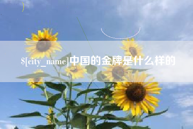 江阴中国的金牌是什么样的